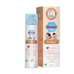 CREME PARA PREVENÇÃO DE ASSADURAS TURMA DA MONICA BABY 50G - HIDRATA E PROTEGE A PELE DO BEBÊ