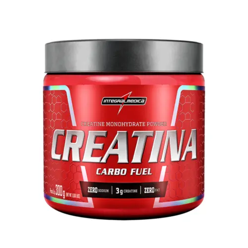 CREATINA INTEGRALMEDICA CARBO FUEL SABOR LIMAO 300G