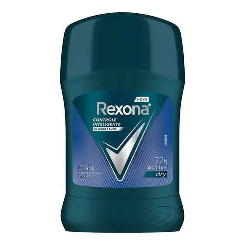 DESODORANTE REXONA MEN STICK EM CREME ACTIVE DRY 45G