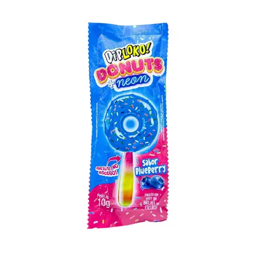 PIRULITO DIP LOKO DONUTS NEON 10G