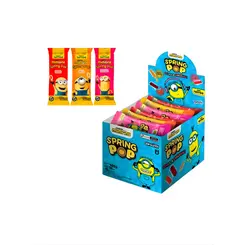 PIRULITO SPRING POP MINIONS COM TATOO 1 UNIDADE 12G