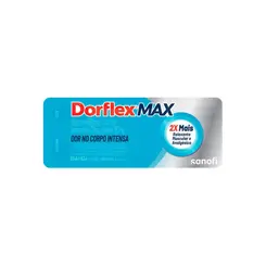 DORFLEX MAX ANALGÉSICO E RELAXANTE MUSCULAR 4 COMPRIMIDOS