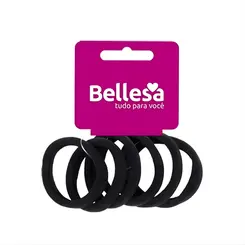 ELASTICO DE MEIA CABELO PRETO 6UN
