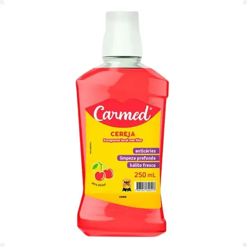 ENXAGUANTE BUCAL CARMED  CEREJA 250ML