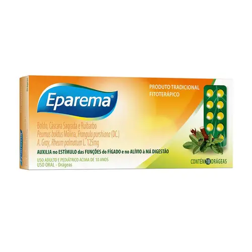 EPAREMA 125MG 10 DRÁGEAS