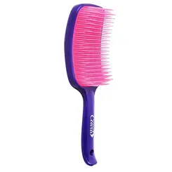 ESCOVA DE CABELO RAQUETE SANTA CLARA ROXA/PINK