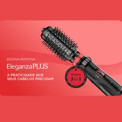 ESCOVA ROTATIVA GAMA ELEGANZA PLUS BIVOLT