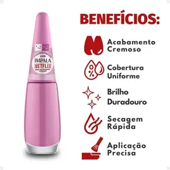 ESMALTE IMPALA AMA UM K-DRAMA MARATONANDO 7,5ML