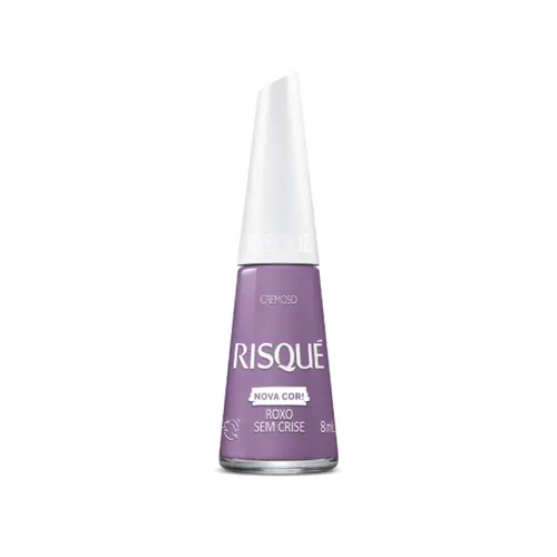 ESMALTE RISQUE CREMOSO ROXO SEM CRISE 8ML