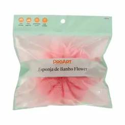 ESPONJA DE BANHO FLOWER ROSA PROART