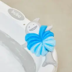 ESPONJA PARA BANHO BUBA AMIGOS MARINHOS TUBARAO