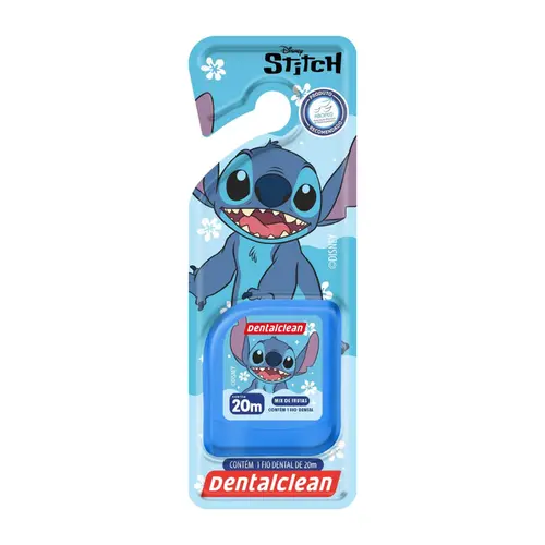 FIO DENTAL STITCH COM SABOR TUTTI-FRUTTI DENTALCLEAN 20M