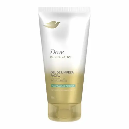 GEL DE LIMPEZA FACIAL DOVE REGENERATIVO EFEITO MATTE E ANTIOLEOS 150ML