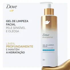 GEL DE LIMPEZA FACIAL DOVE REGENERATIVE PURIFICA E EQUILIBRA 300ML