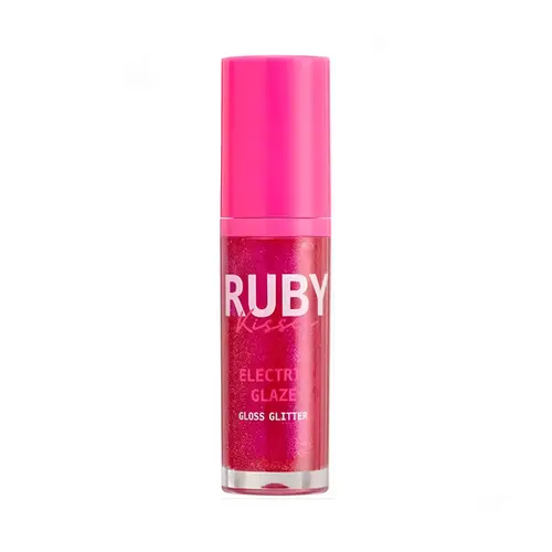 GLOSS LABIAL RUBY KISSES COLEÇÃO ELETRIC GLAZE - COR FUCHSIA 6ML