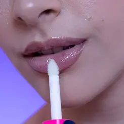 GLOSS LABIAL RUBY KISSES COLEÇÃO ELETRIC GLAZE - COR HOLO SKY 6ML