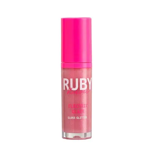 GLOSS LABIAL RUBY KISSES COLEÇÃO ELETRIC GLAZE - COR UNICORN