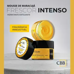 HIDRATANTE ESFOLIANTE MOUSSE DE MARACUJA CBB 300G