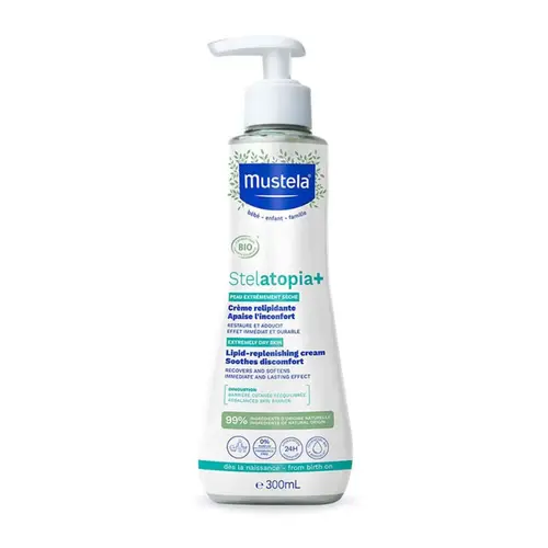 HIDRATANTE MUSTELA STELATOPIA + RELIPIDANTE ANTIPRURIDO PELES SECAS 300ML