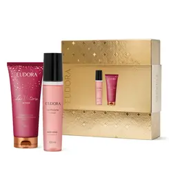 KIT EUDORA LA VICTORIE BODY SPRAY 100ML + CREME ACETINADO 200G