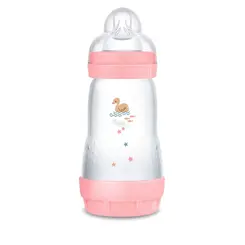 KIT MAMADEIRA MAM EASY START ANTICOLICA COR ROSA - 260ML + 130ML