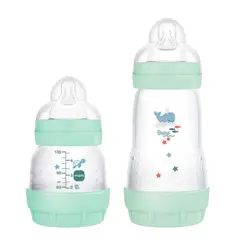 KIT MAMADEIRA MAM EASY START ANTICOLICA COR VERDE - 260ML + 130ML