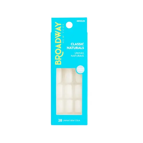 KIT UNHAS POSTIÇAS BROADWAY CLASSIC NATURALS 28UN