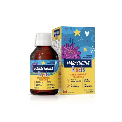 MARACUGINA KIDS SABOR MARACUJÁ E CAMOMILA SOLUÇÃO ORAL PEDIÁTRICO 150ML