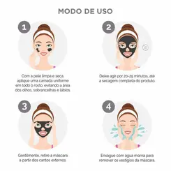 MASCARA CARVAO DETOX PEEL OFF RUBY KISSES 10 G