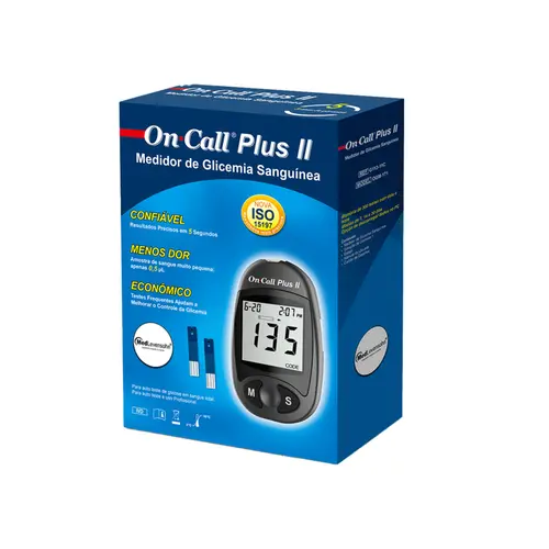 MEDIDOR DE GLICOSE MEDLEVENSOHN ON CALL PLUS II