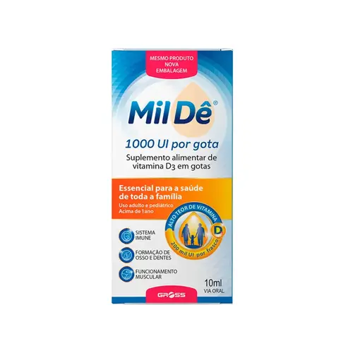 VITAMINA MILDÊ 1.000UI GOTAS 10 ML
