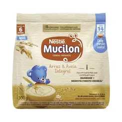 CEREAL INFANTIL NESTLE MUCILON ARROZ E AVEIA 300G