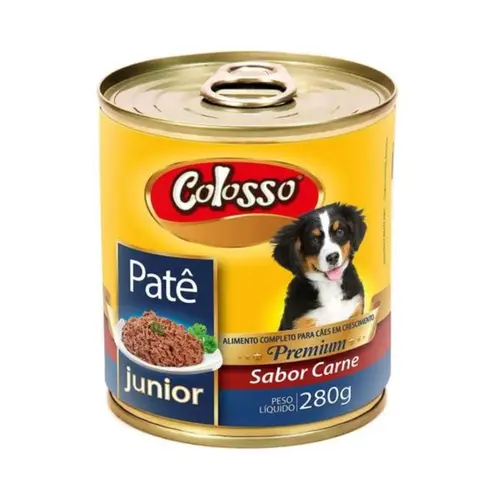 PATE COLOSSO EM LATA RAÇAS PEQUENAS CARNE 280G