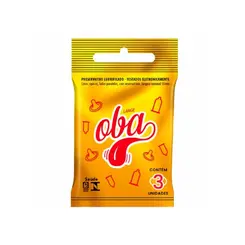 PRESERVATIVO OBA LARGE 3 UNIDADES