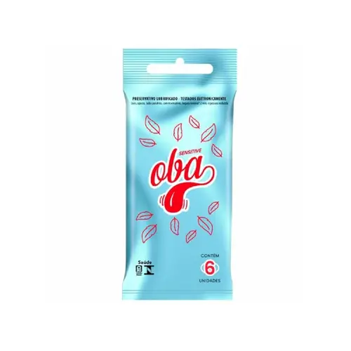PRESERVATIVO OBA SENSITIVE 6 UNIDADES
