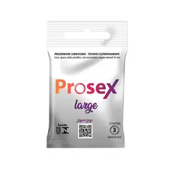 PRESERVATIVO PROSEX LARGE 3 UNIDADES
