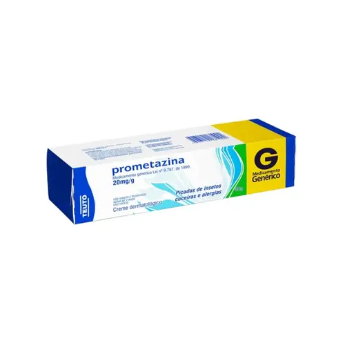 PROMETAZINA 20MG CREME DERMATOLÓGICO 30G