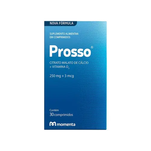PROSSO 250MG+3MCG 30 COMPRIMIDOS