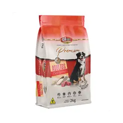 RAÇAO COLOSSO ADULTOS CARNE E ARROZ 2KG