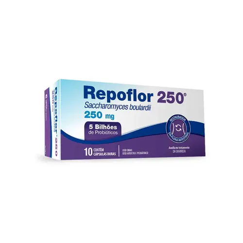 REPOFLOR 250MG 10 CÁPSULAS