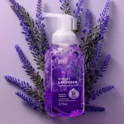 SABONETE EM ESPUMA PARA MÃOS KISS NEW YORK VIOLET LAVENDER 275ML