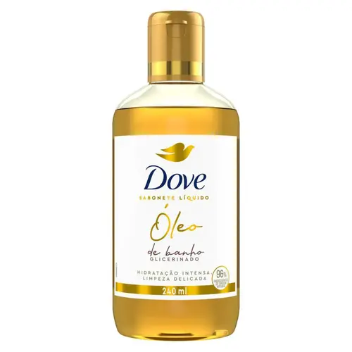 SABONETE LIQUIDO DOVE OLEO DE BANHO GLICERINADO 240ML