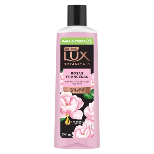 SABONETE LÍQUIDO LUX BOTANICALS ROSAS FRANCESAS 250ML
