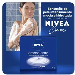 KIT SABONETE EM BARRA NIVEA CREME CARE 90G COM 6 UNIDADES