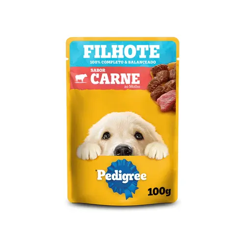 SACHE PEDIGREE FILHOTES CARNE 100G