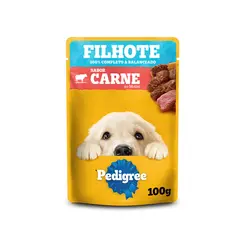 SACHE PEDIGREE FILHOTES CARNE 100G
