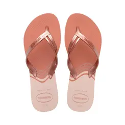 CHINELO HAVAIANA ELEGANCE PRINT ROSA CLAY TAMANHO 41