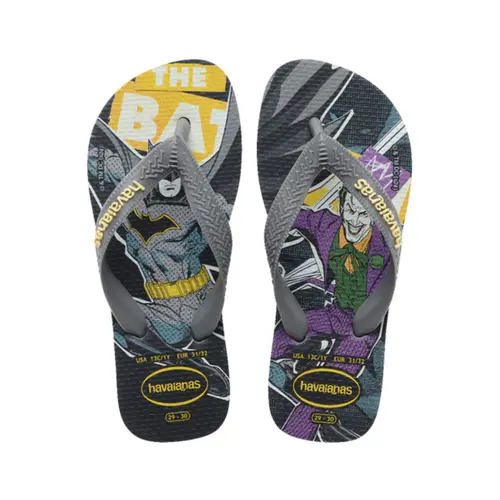 CHINELO HAVAIANA KIDS HEROIS BATMAN TAMANHO 25