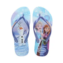 CHINELO HAVAIANA KIDS SLIM FROZEN ROXO TAMANHO 33