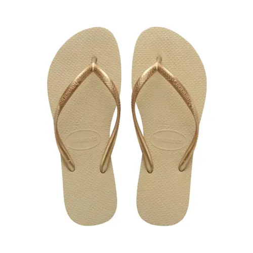 CHINELO HAVAIANA SLIM AREIA/DOURADO TAMANHO 41